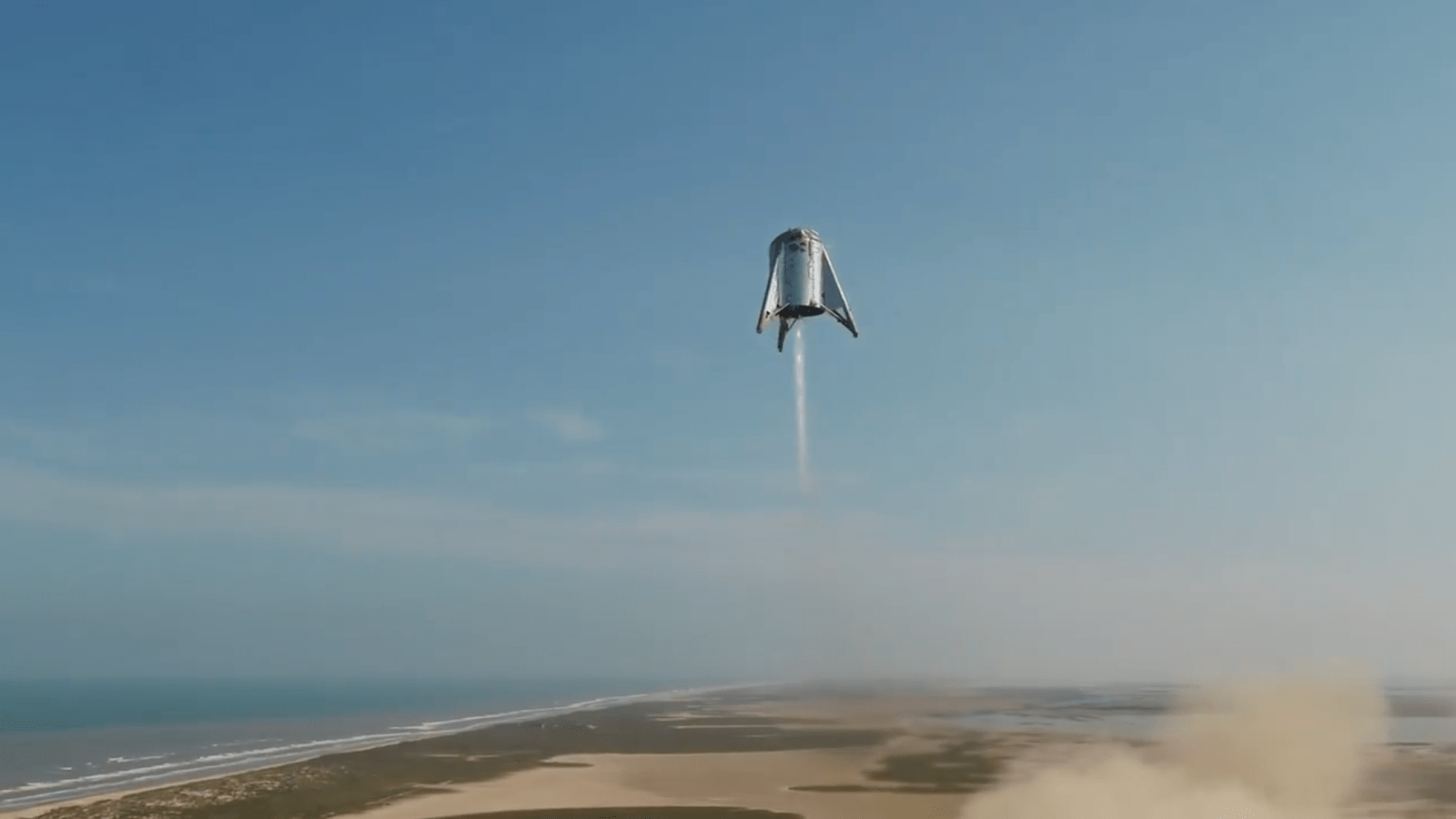 space starhopper 150 meter flight