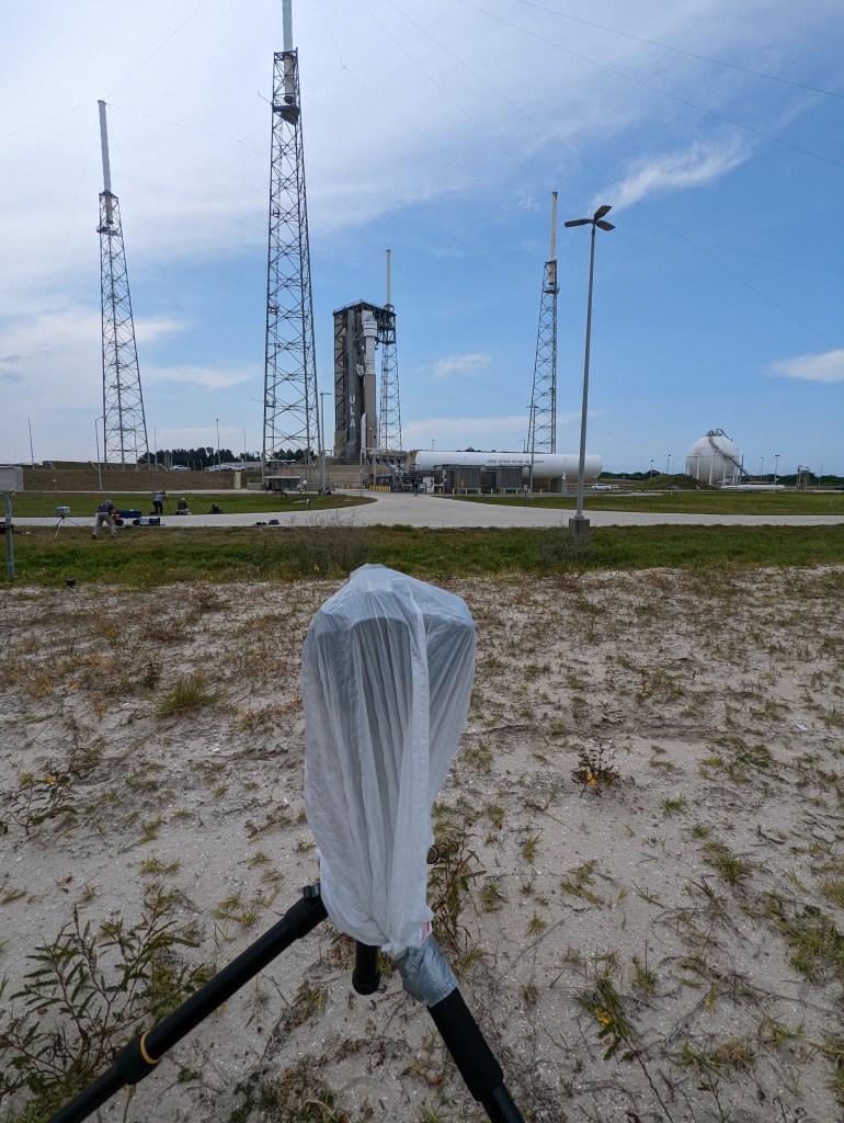 Remote camera at SLC-41 for OFT-2 launch