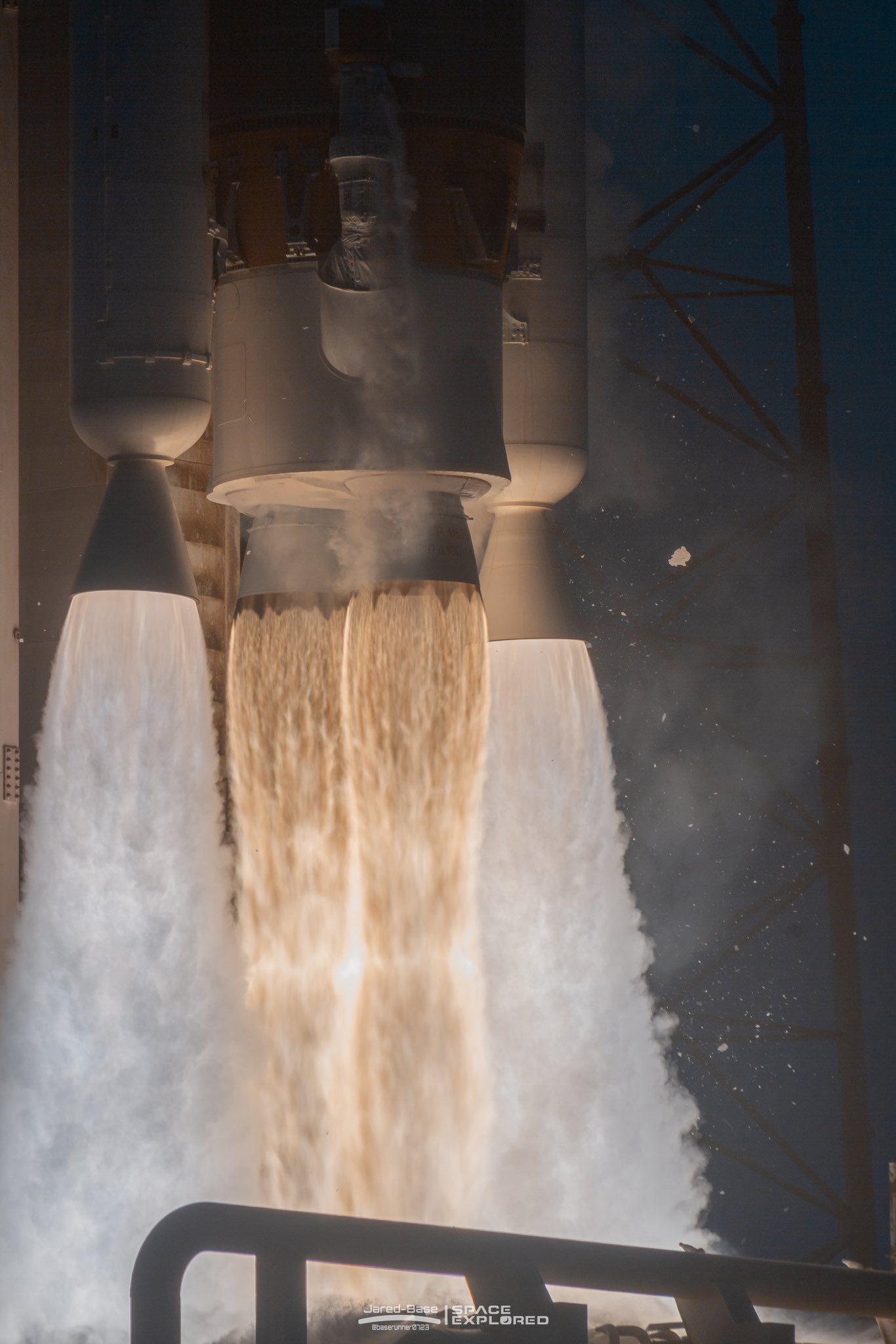 OFT-2 liftoff engine picture