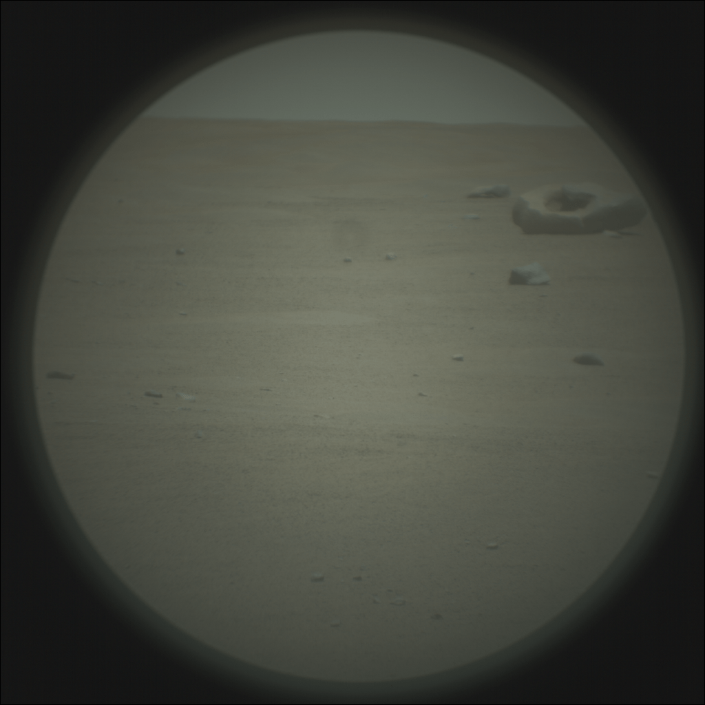 NASA rover doughnut rock on Mars